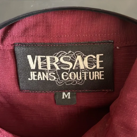 Vintage Versace Jeans Couture Burgundy
Button Down - Picture 11 of 16